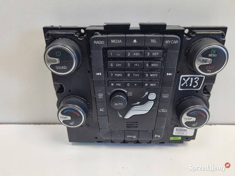 PANEL KLIMATYZACJI Volvo S60 II V60 I Nawiewu