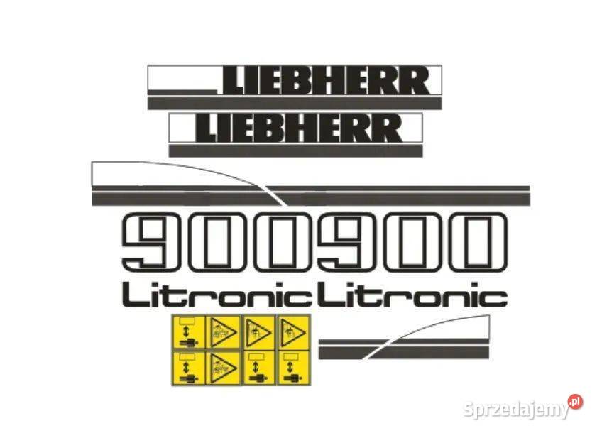 Naklejki oklejenie Liebherr 900B Zamiennik Karoseria