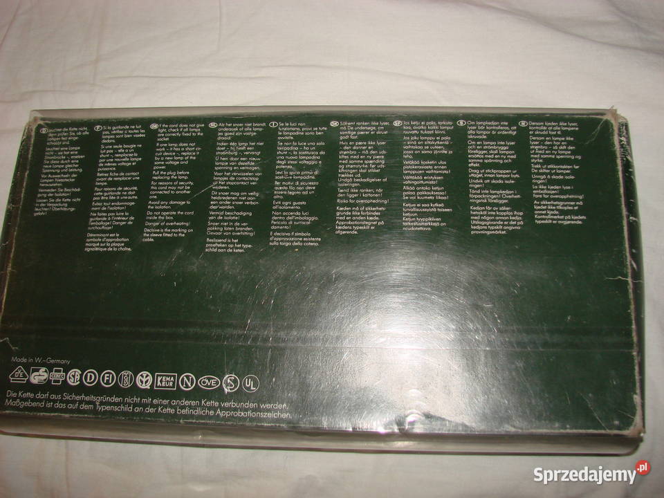 lampki choinkowe PRL Pruszcz Gdański