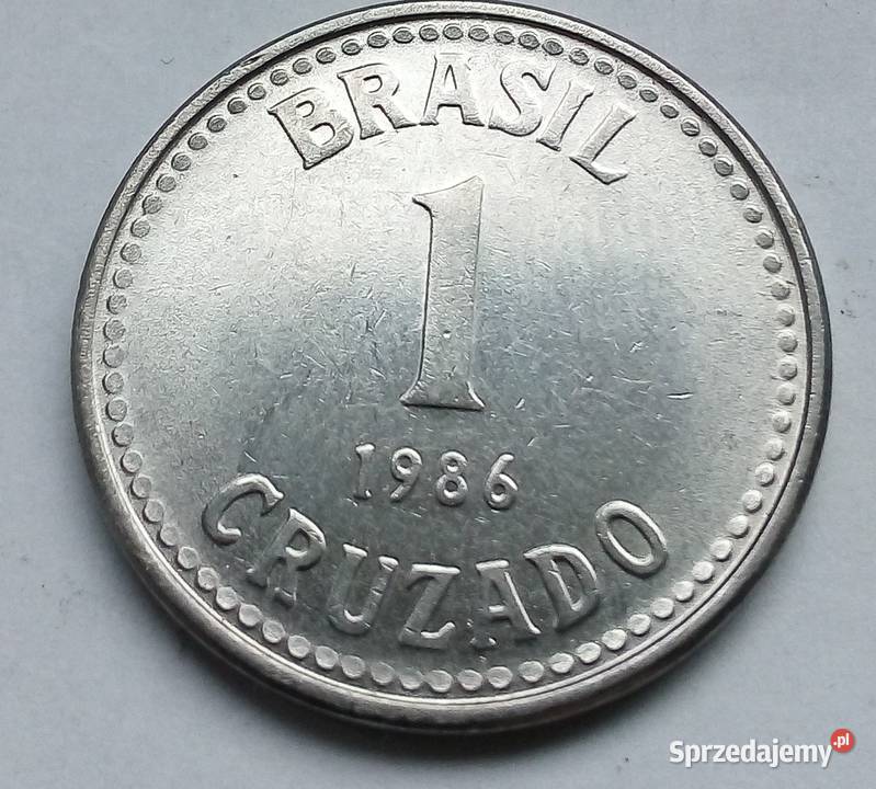 BRAZYLIA1 CRUZADO1986 r HERB Antyki, Sztuka, Kolekcje Legionowo