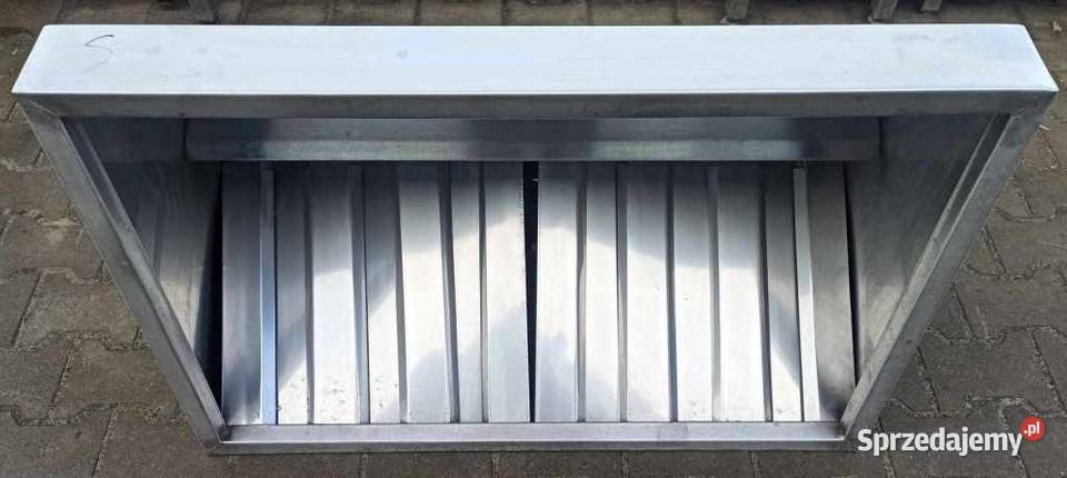 Okap gastro z filtrami