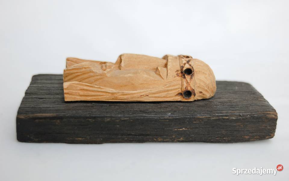 Jezus Chrystus w koronie cierniowej płaskorzeźba wielokolorowy Dom i Ogród Lublin