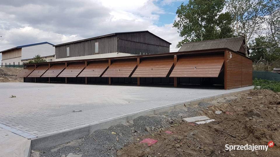 Blaszany garaż softline 246m złoty dąb jasny Bydgoszcz sprzedam