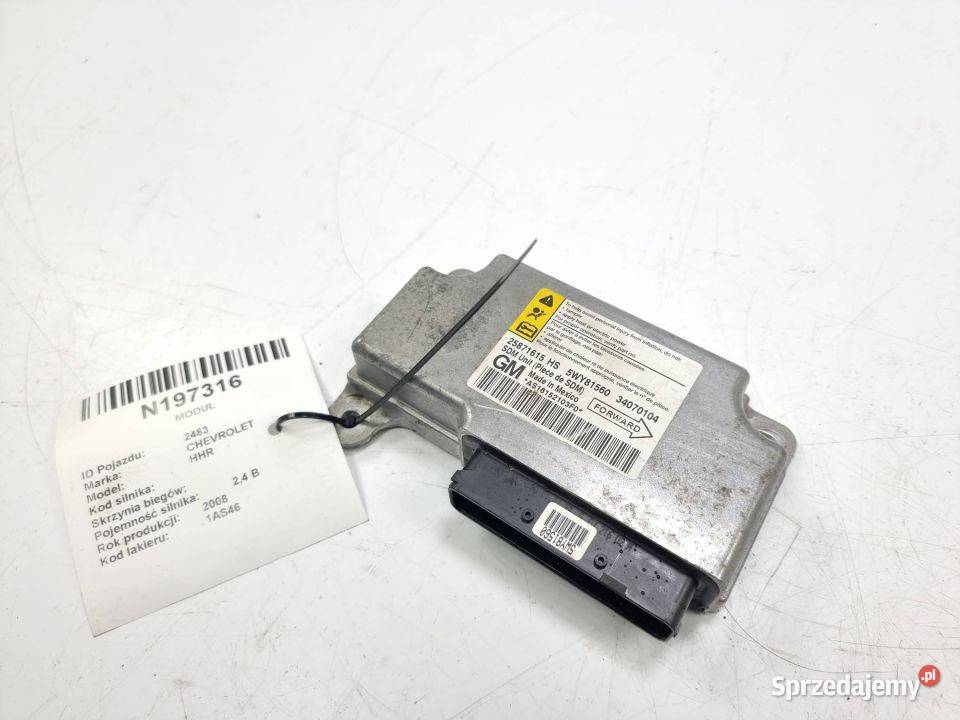 MODUŁ CHEVROLET HHR 25871615 AIRBAG Lipno