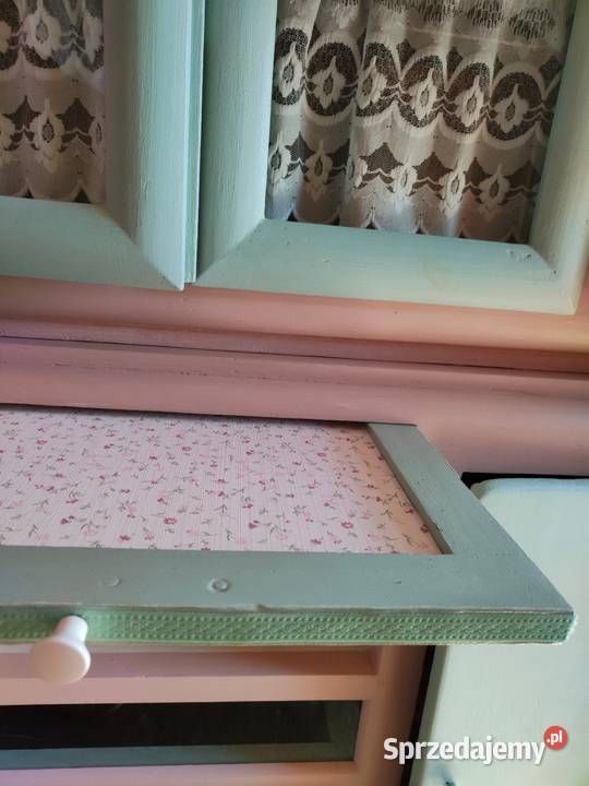 Kredens pastelowy drewniany pomocnik do kuchni Rzeszów