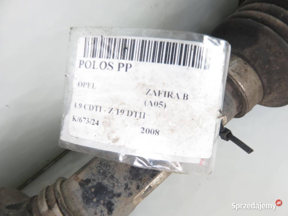 PÓŁOŚ PRAWA OPEL ZAFIRA B 19 CDTI 13245905 osobowe Półosie