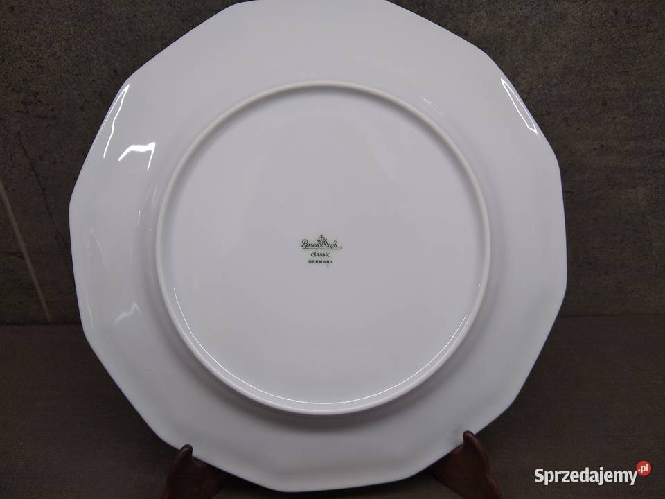 Rosenthal Maria Biała talerz płytki 28 Porcelana i szkło wielkopolskie Kalisz