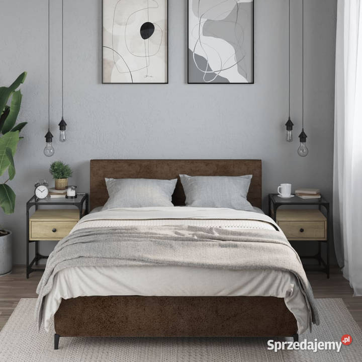 Szafki nocne 2 dąb sonoma 40x40x55 WM846077 Warszawa
