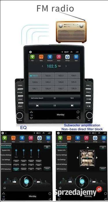 Radio Android 10 BMW E39 X5 wifi Bluetooth gps Ożarowice