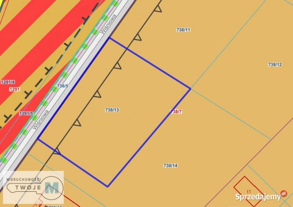 Działka Miedziana Góra 933m2 300zł/m2