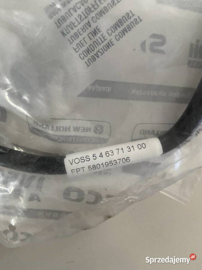 Rurka 5801953706 paliwa FPT TC IVECO CNH nowa nieuszkodzony