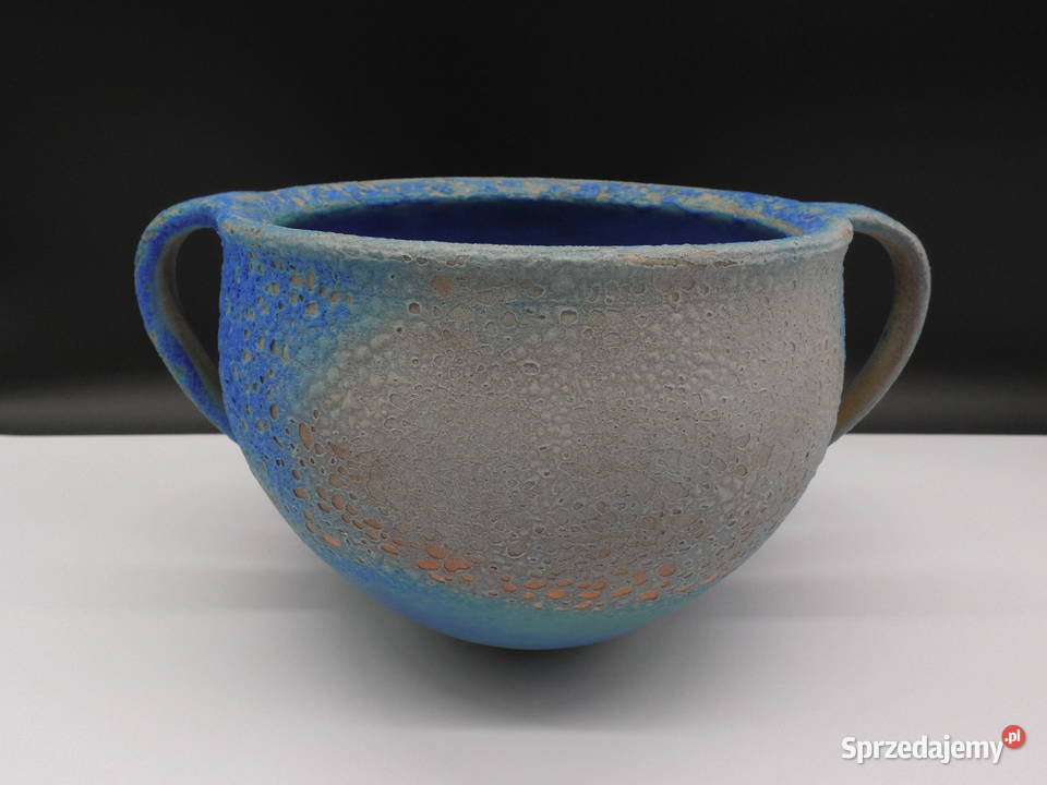 Artystyczna Misa Ceramiczna z Uchwytami Raszków