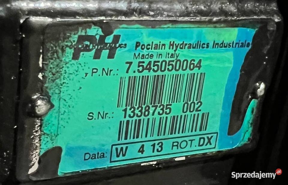 Poclain 7545050064 pompa hydrauliczna Poznań