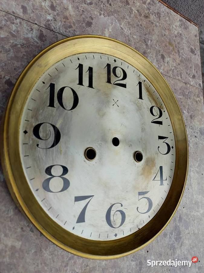 592 Tarcza starego zegara ściennego HAU 20 5732 Tczew