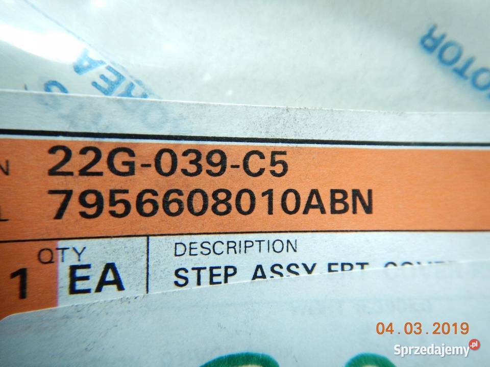 OSŁONA STOPNIA PROGU LEWA TYLNA SSANGYONG REXTON Listwy Motoryzacja