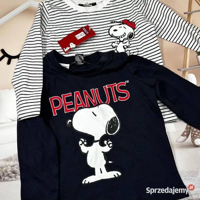 Lupilu Peanuts BLUZKI NIEMOWLĘCE z biobawełny 2 Rozmiar 62 Strzelce Opolskie