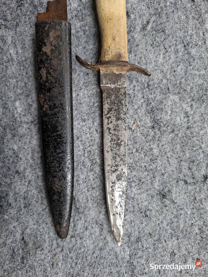 Nóż okopowy I II wojna św Militaria Kielce