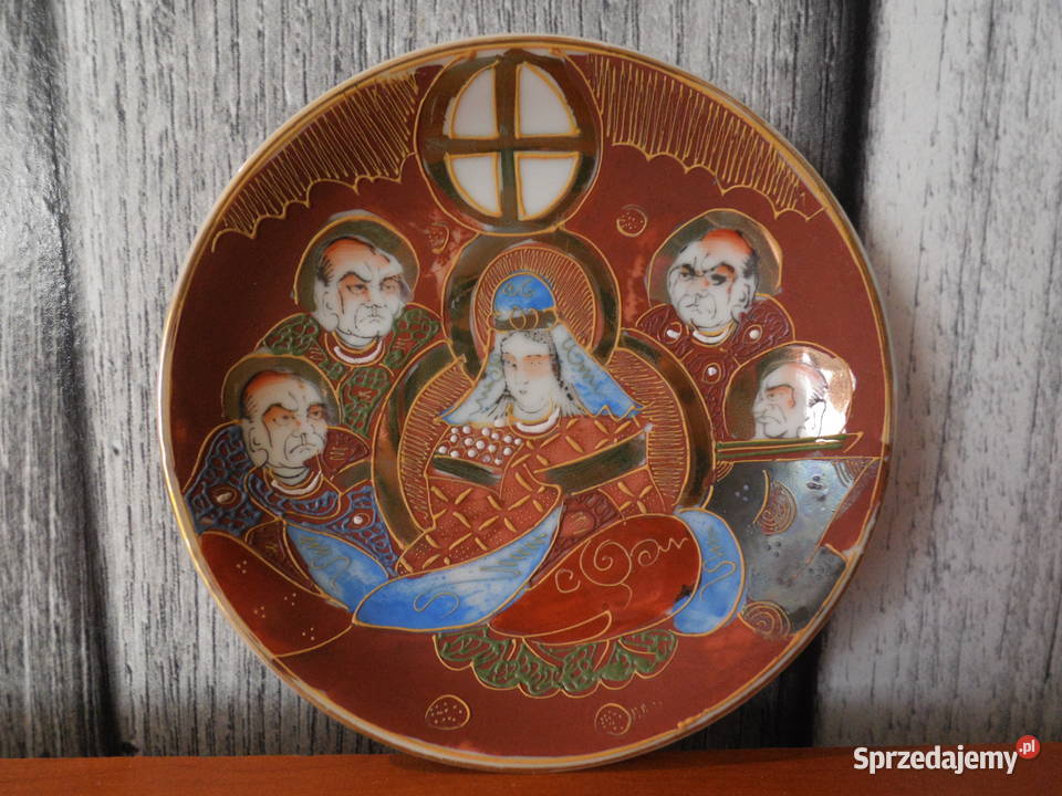 Porcelanowy talerzykpodstawek ręcznie dekorowany wielkopolskie Raszków sprzedam