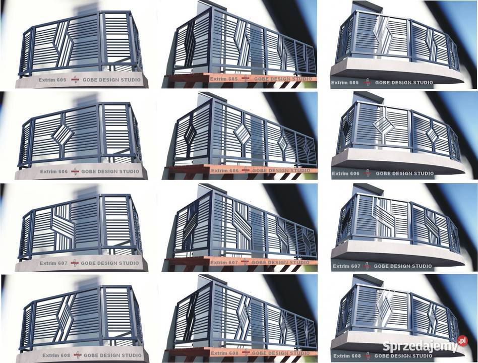 Balustrady balkonowe na balkon taras schody okno Nieborowice