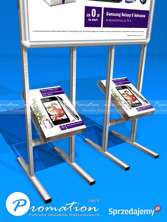 Stand reklamowy na plakat B1 ekspozytor mazowieckie