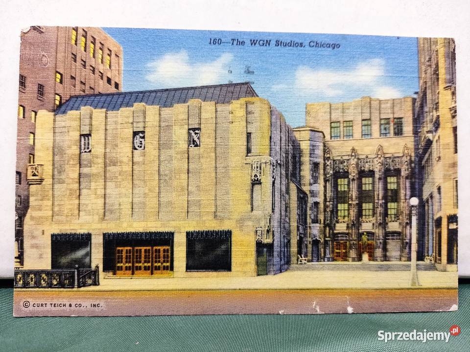 Pocztówka widokówka budynek WGN Studios w Głuchołazy