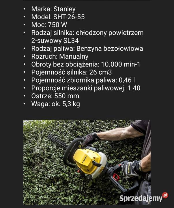 Nożyce do żywopłotu