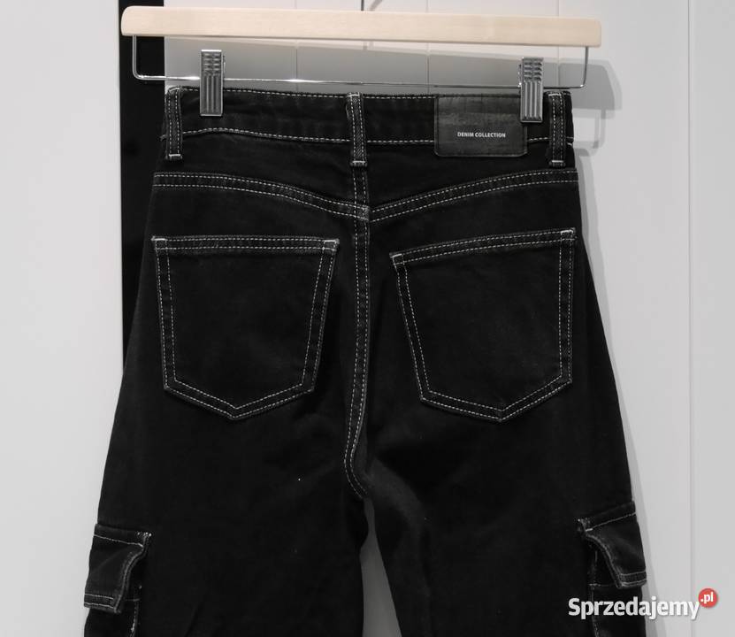 Bershka Cargo świetne spodnie 32 XXS dolnośląskie Wrocław