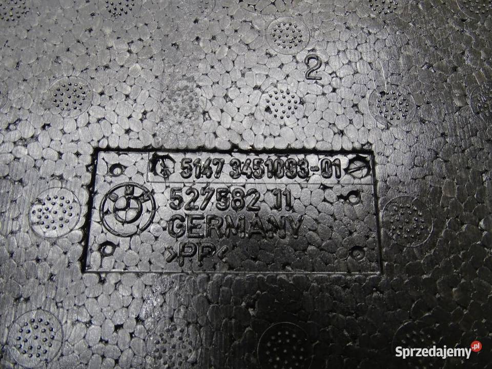 WKŁAD KOŁA BAGAŻNIKA STYROPIAN BMW X3 E83 527582