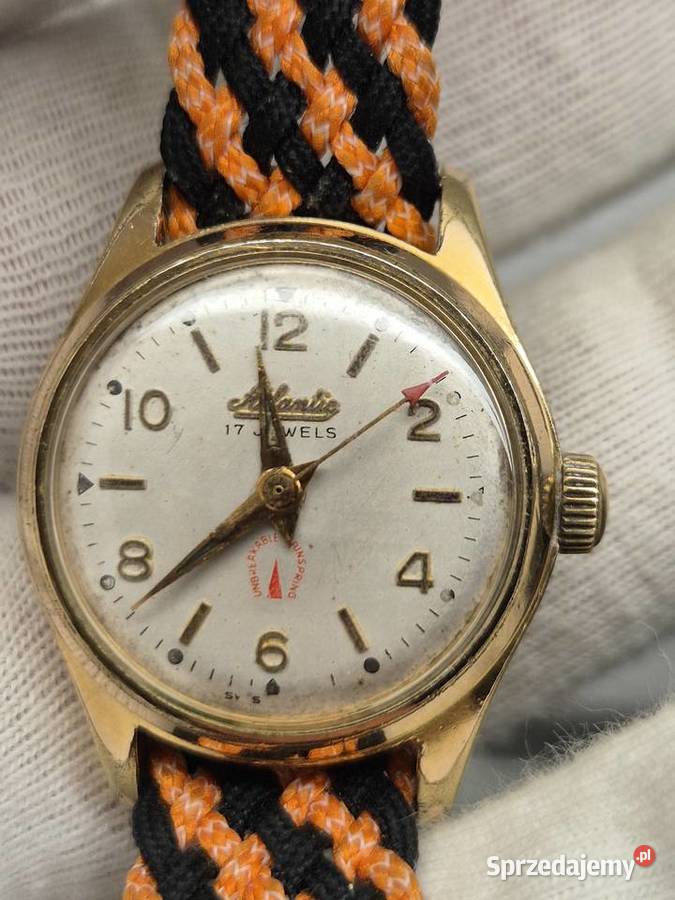 Damski zegarek vintage Atlantic Chorzów