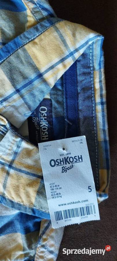Koszula chłopięca OshKosh 109 NOWA Częstochowa