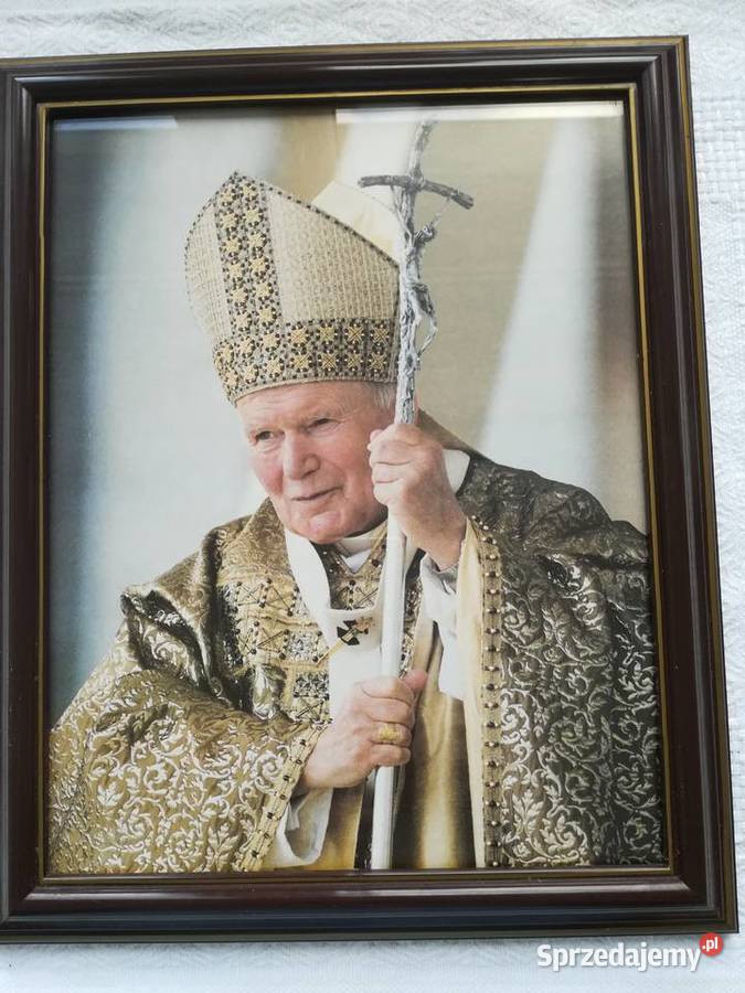 święty obrazek wizerunek św Jana Pawła II papież Gdańsk