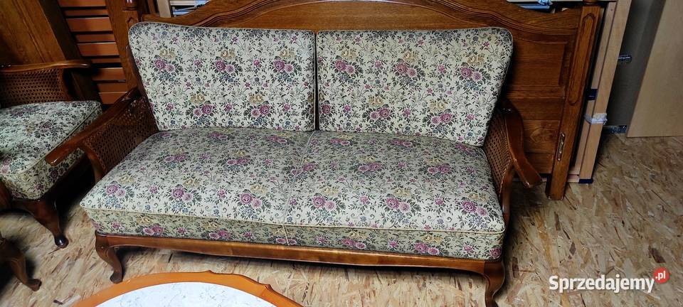 Sofa stylowa 3 osobowa vintage antyk chippendale Meble
