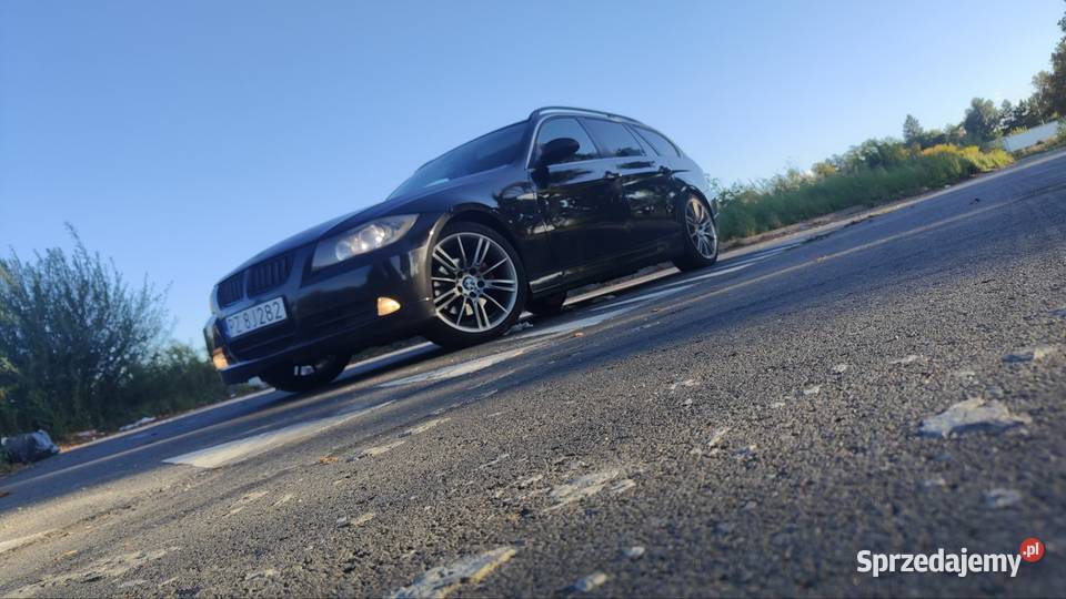 BMW E91 325i 2006 LPG skóry aluminiowe felgi Poznań