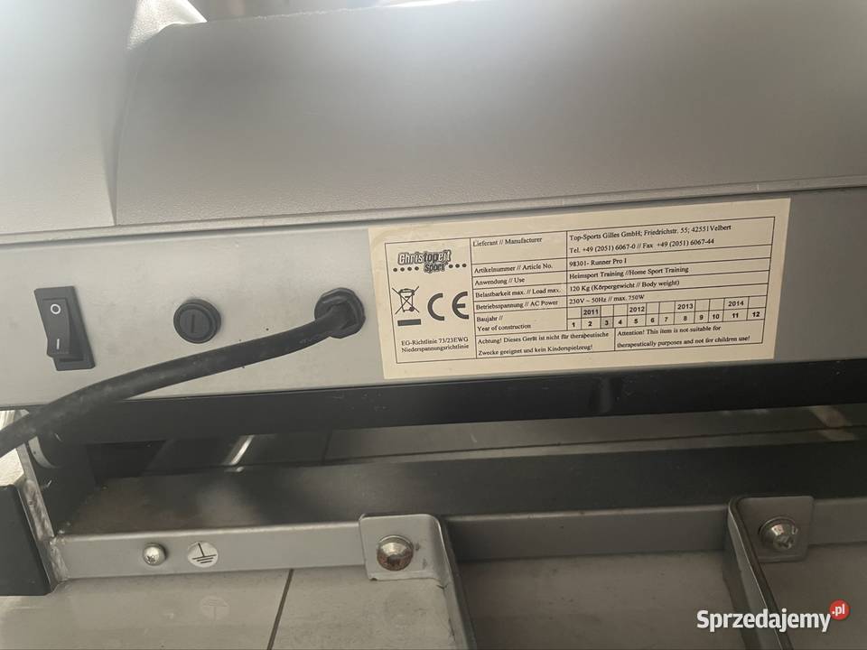 Bieżnia elektryczna Wieluń