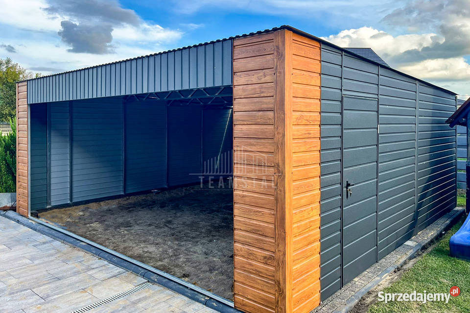Garaż Blaszany Wiata samochodowa Drzwi Sprzedaż łódzkie Łódź sprzedam