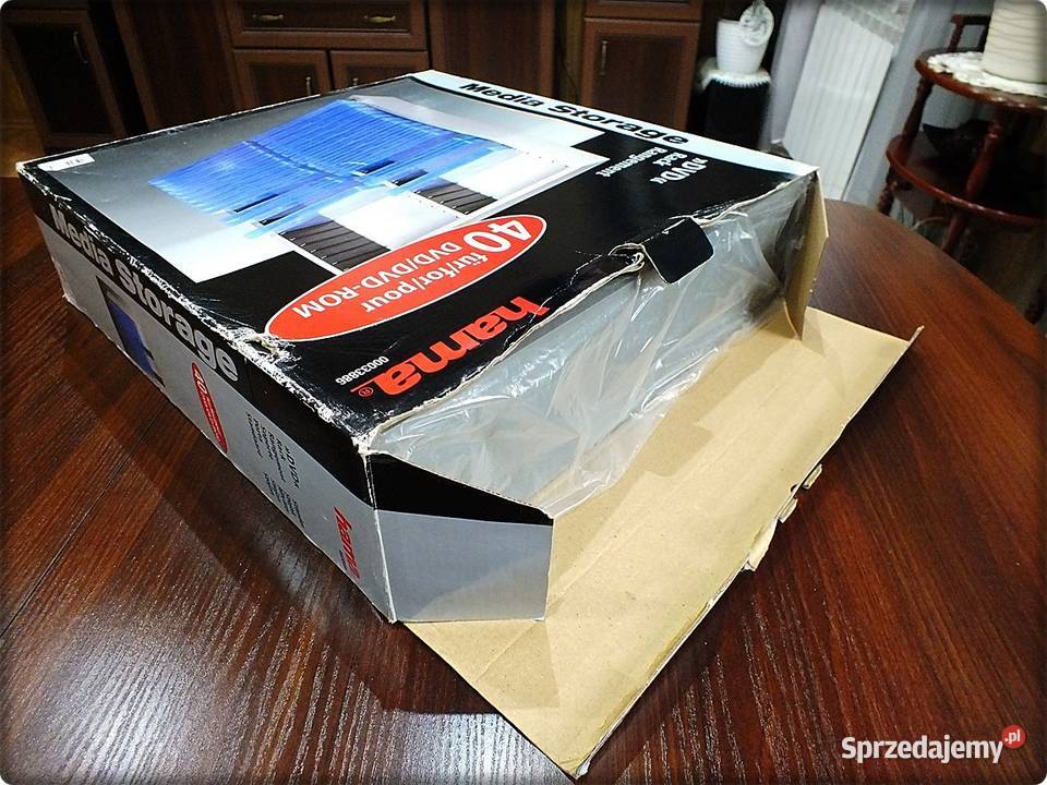 Półka ścienna HAMA na płyty DVD 40 Pojemnik
