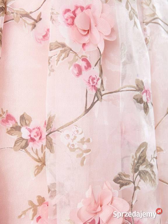 MOHITO 40L sukienka RÓŻ halka tiul organza Moda i Styl Warszawa