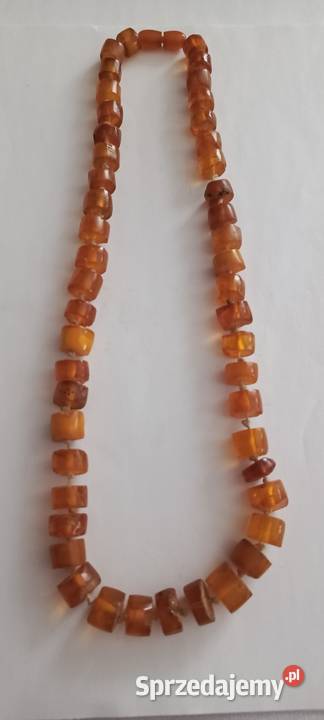 Naszyjnik Bursztyn Vintage