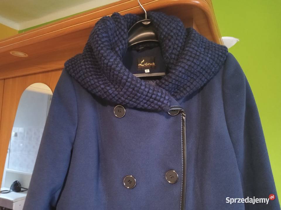 Płaszcz damski Lena niebieski Przeworsk