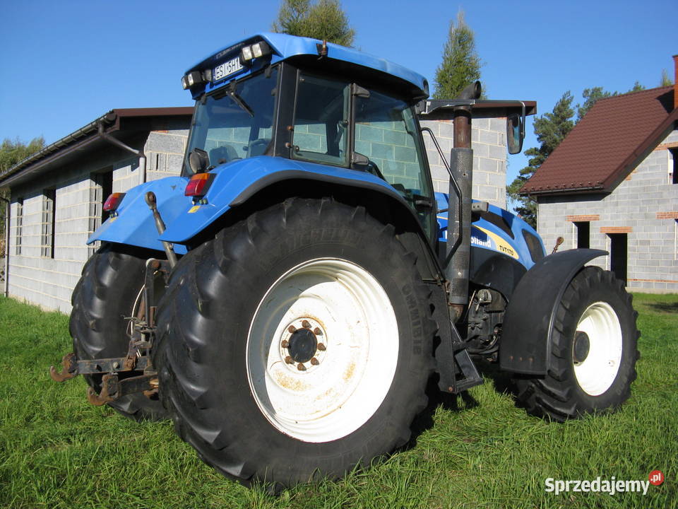 Holland TVT 170 pneumatyka TUZ ciągnik rolniczy Stok Polski