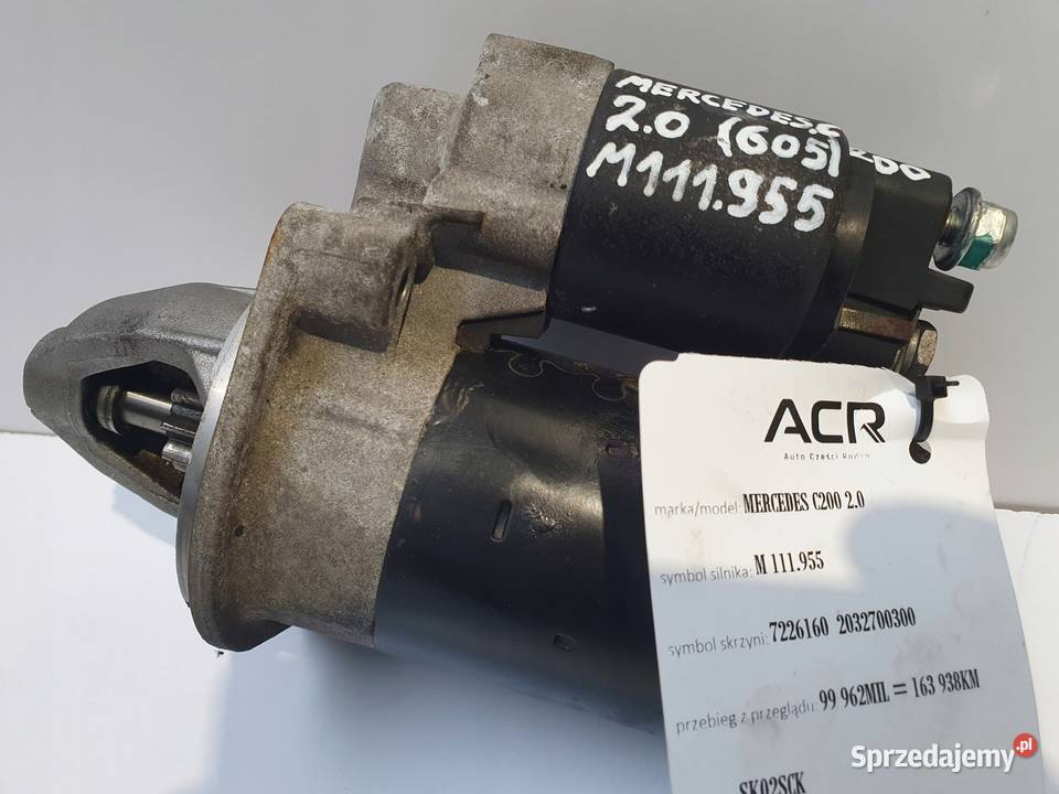 ROZRUSZNIK Mercedes W203 20 K kompresor Chełm