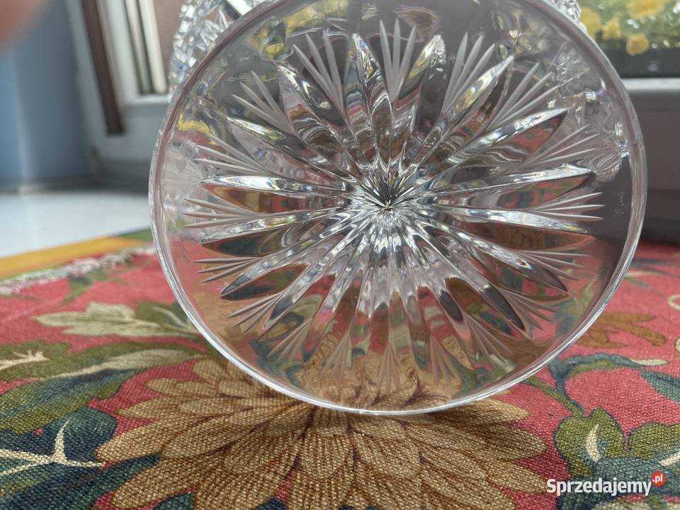 Krysztalowa paterka na stopie zeby brylantowka Jelenia Góra