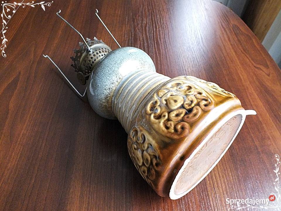 Stara lampa Mysłakowice Polam G10 Oprawa PRL lat Żary