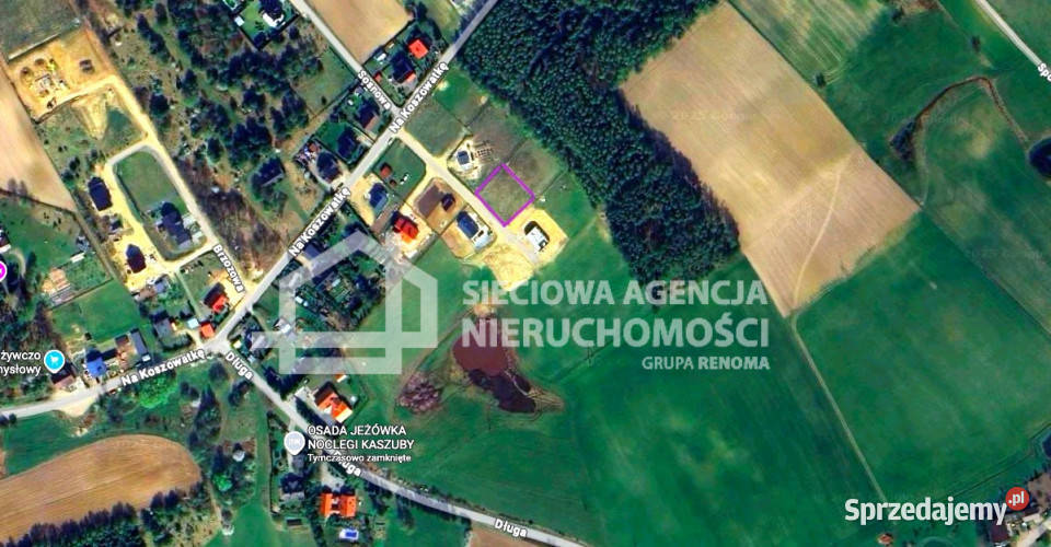 Działka Ostrzyce 928m2 Sprzedaż