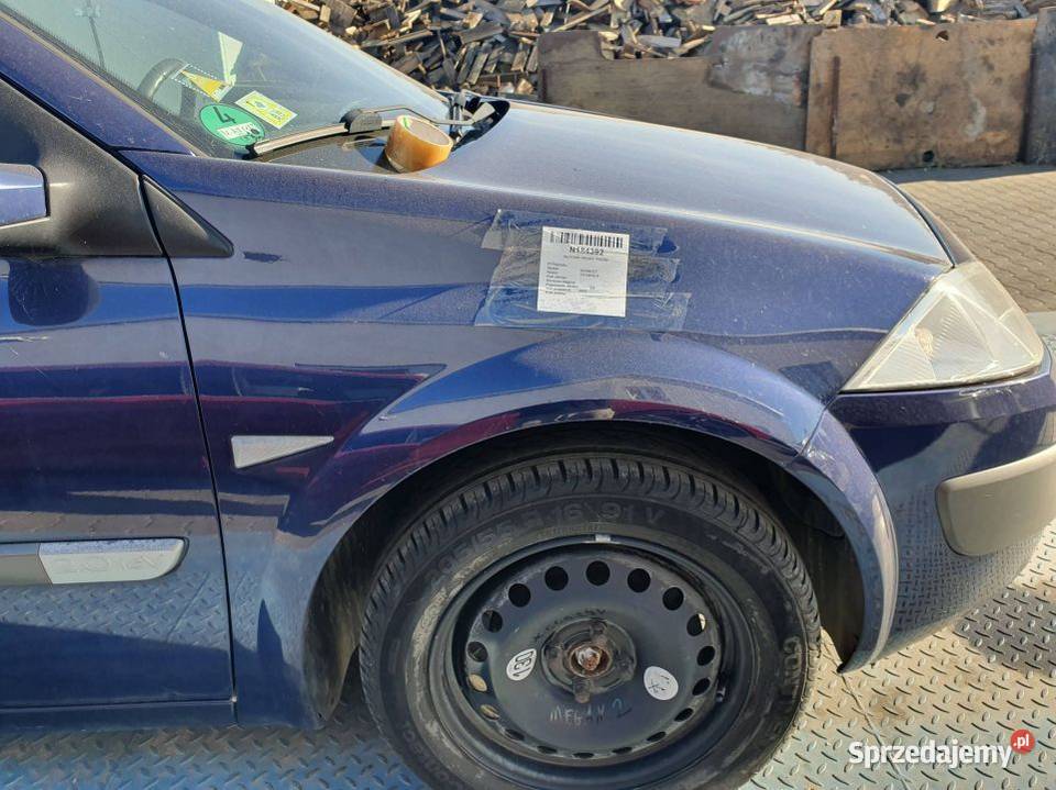 BŁOTNIK PRAWY PRZÓD RENAULT MEGANE II TEF43 Motoryzacja kujawsko-pomorskie Lipno sprzedam