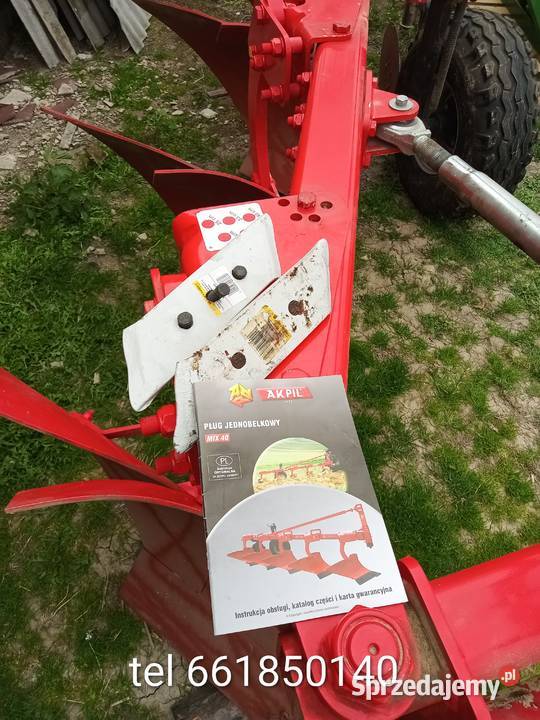 Pług zagonowy AKPIL mix 40 nieuszkodzony Bychawa