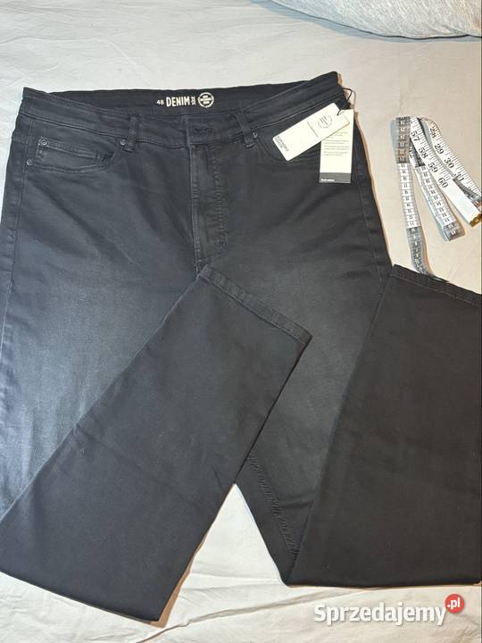 Jeansy slim Kolor czarny Jeans nowe z metką czarny Olesno