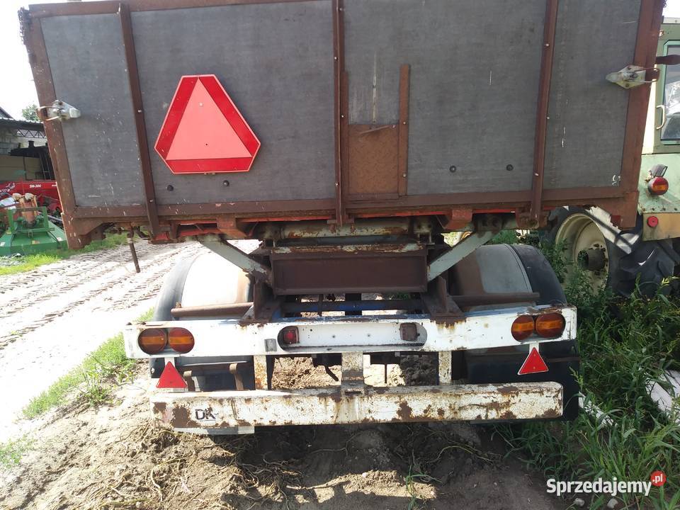 Przyczepa 3 strony wywrot 12 ton tandem Pamiętowo