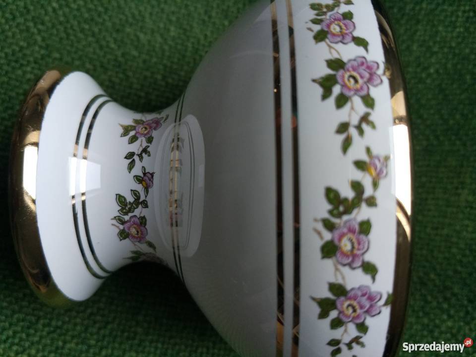 świecznik Neofitou ręcznie malowany małopolskie Ropa