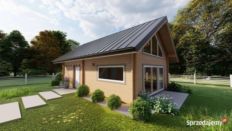 Domek drewniany z bali Malta Deluxe 96m2 Wyszków